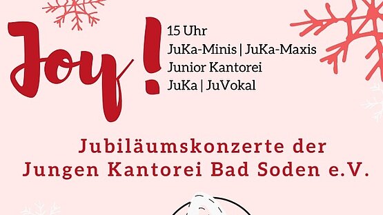 Jubiläumskonzerte der jungen Kantorei Bad Soden