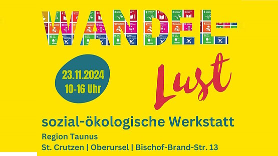 Wandel-Lust Workshops am 23.11.2024 10:00-16:00 Uhr