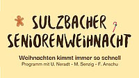 Einladung zur Senioren-Weihnachtsfeier in Sulzbach